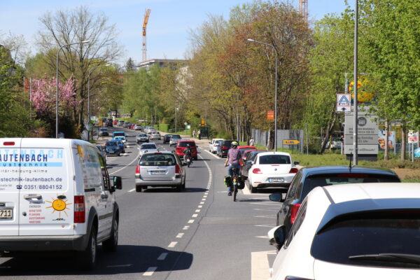 Endlich sicher Rad fahren auf der Karl-Marx-Straße!